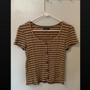 American Eagle Stripped Top